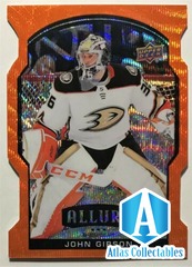 2020-21 Upper Deck Allure RC Orange Slice #18 John Gibson